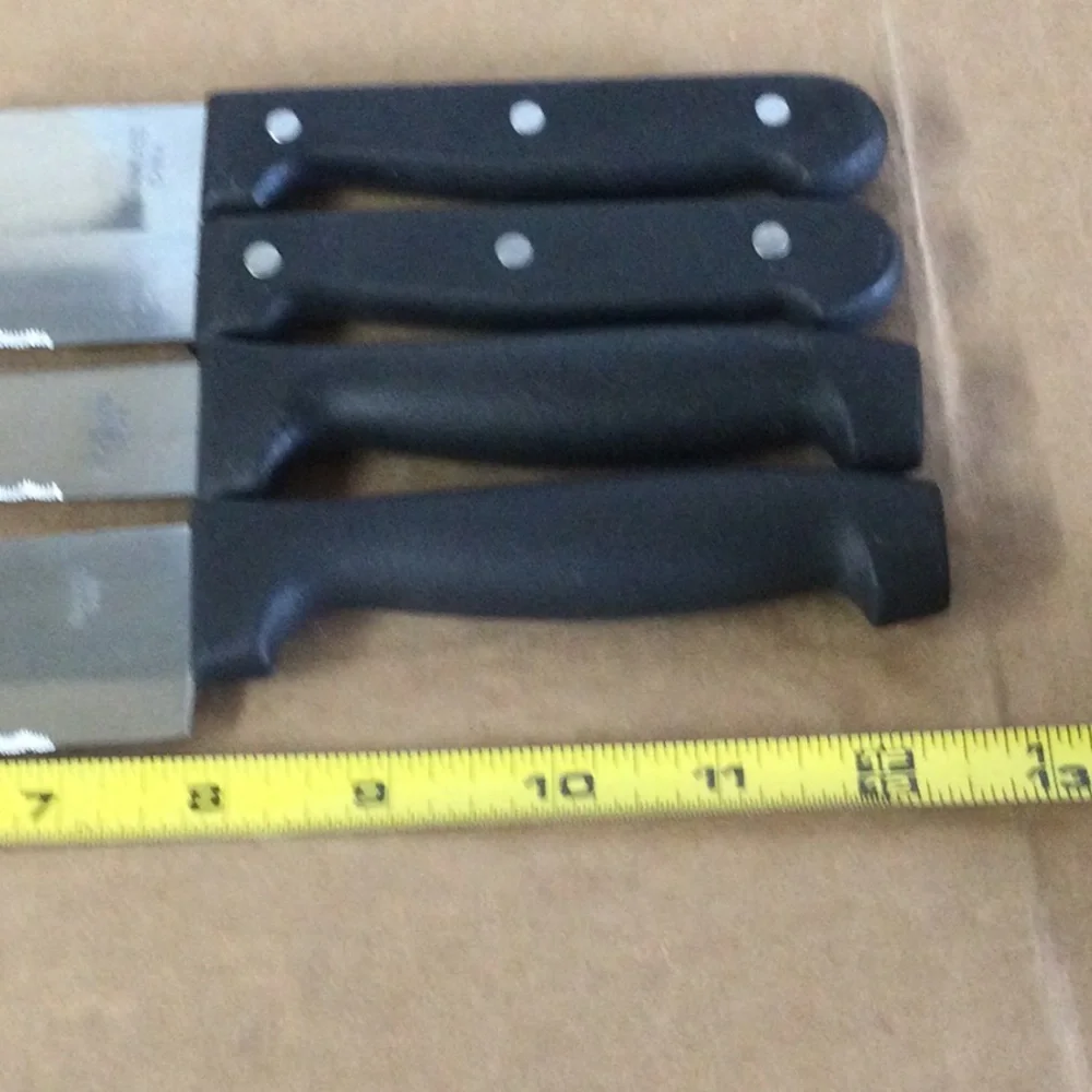New 4 Stainless Kitchen Knifes